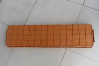 Plastikowa taca rdzeniowa z czterema kanałami / pomarańczowa skrzynka rdzeniowa do przechowywania rdzeni wiertniczych